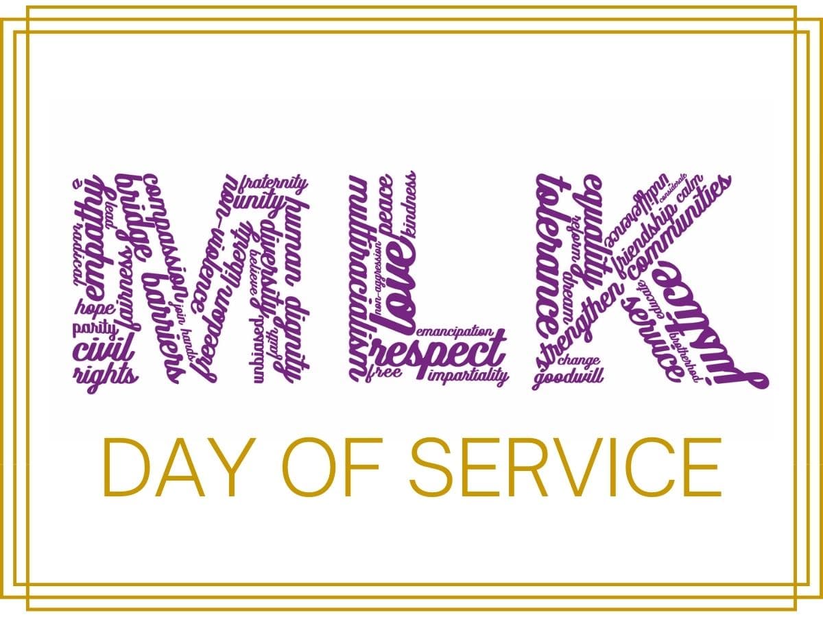 MLK Day of Service graphic