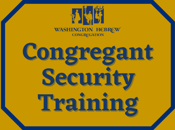 Congregant Security Training text graphic