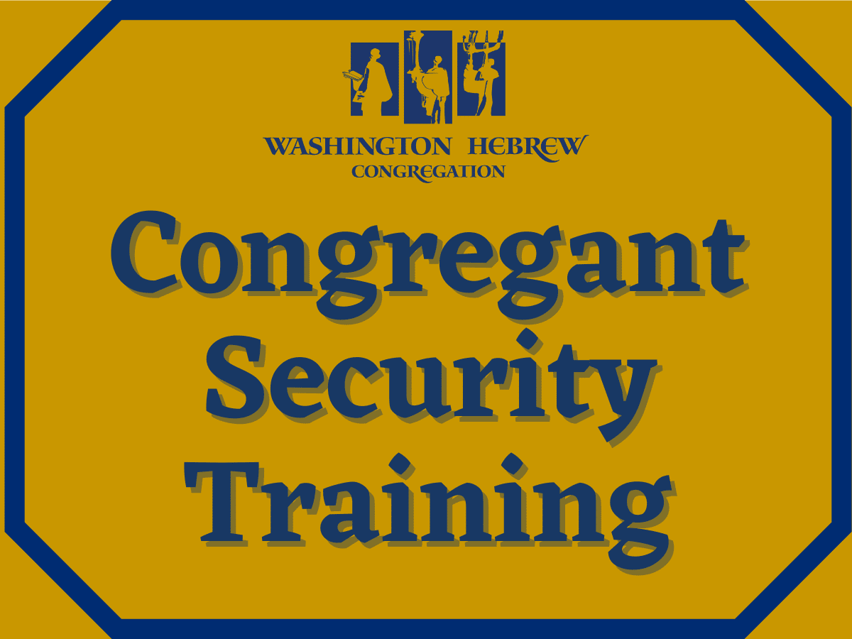 Congregant Security Training text graphic
