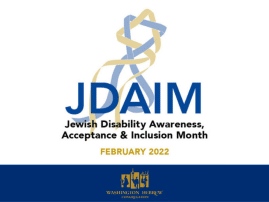 Jewish Disability Awareness, Acceptance, and Inclusion Month