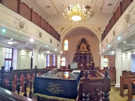 Interior of Grat Choral Synagogue, Kyiv, Ukraine