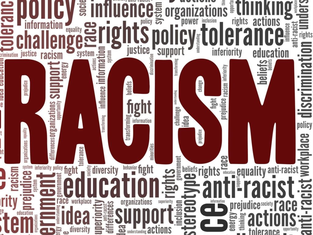 racism word cloud