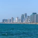 Tel Aviv skyline from the sea