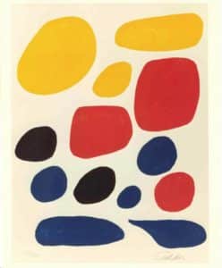 Alexander Calder, "Lithograph on Arches Paper, Flight Portfolio," 1970