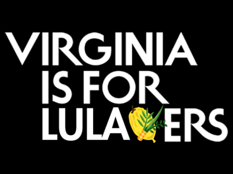 virginia is for lulavers - with final v made of a lulav & etrog