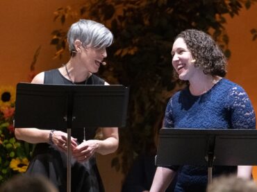 Cantors Bortnick & Hamstra at the 2022 Cantors' Concert.