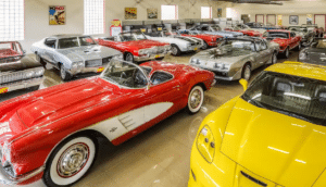 Classic cars at Fleming's Ultimate Garage