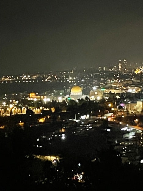 Jerusalem at night