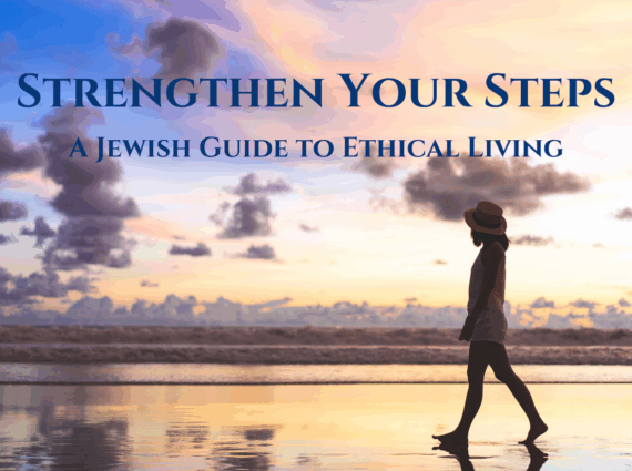 Woman walks along the beach at sunset