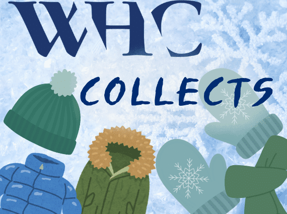 WHC Collects: winter hat, coats, mittens, scarf