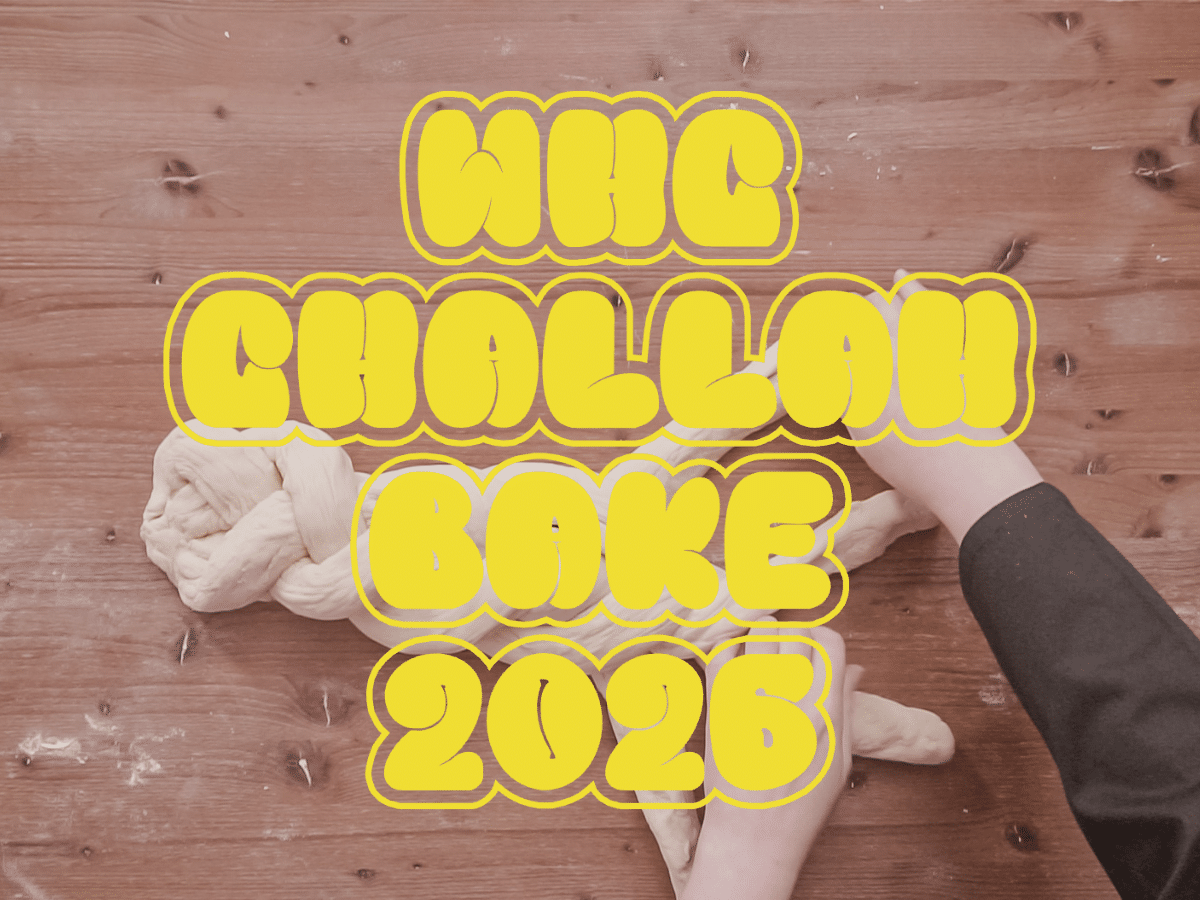 hands braiding a challah with WHC Challah Bake 2026
