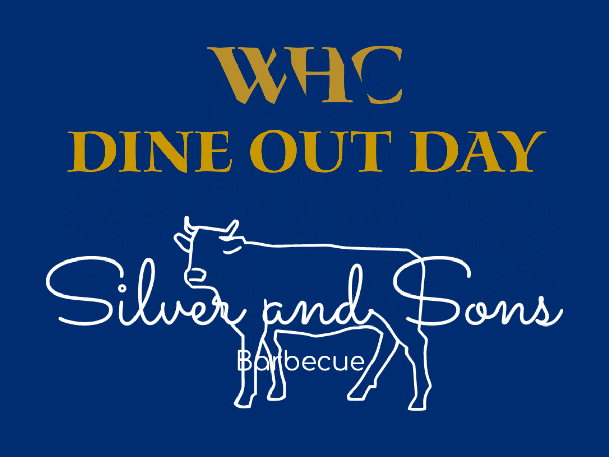 Silver & Sons barbecue logo of outline of a cow